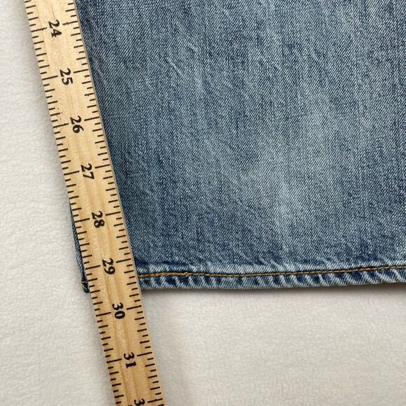 VTG Levis 501 Jeans Mens 38x30‎ Blue Straight Button Fly Stone Wash Y2K Denim - Picture 7 of 11